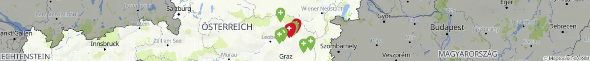 Kartenansicht für Apotheken-Notdienste in der Nähe von Neuberg an der Mürz (Bruck-Mürzzuschlag, Steiermark)